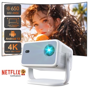 Chính hãng ủy quyền Netflix siêu HD nhà chiếu Android 11 Hệ điều hành LED Đèn tự động lấy nét ống kính trực tiếp truy cập nhà máy - Product Image 2