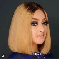 Bob Court Couleur Bob Perruques Cheveux Humains Frontal Perruques pour Noir En Gros Péruvien 613 Hd Full Lace Femmes Blonde Longue Transparent