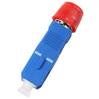 Adaptateur hybride fibre optique SC mâle-femelle UPC/APC SM monomode/MM multimode simplexe pour salle serveur en plastique