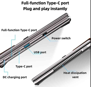 מחשב נייד 2 ב-1 בגודל 14 אינץ' מדגם YOGA עם מעבד Intel N150 בעל 4 ליבות ו-4 נימים במהירות 3.60 גיגה-הרץ, זיכרון RAM בנפח 32 ג'יגה-בייט + אחסון ROM בנפח 2 טרה-בייט, WIFI 6, חיישן G, מערכת הפעלה Windows 11, מסך מגע כפול. - Product Image 6
