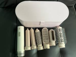 1000W 5合1多式热风造型套装吹风机刷子直发器卷发器吹风机造型梳子，便于旅行使用 - Product Image 6