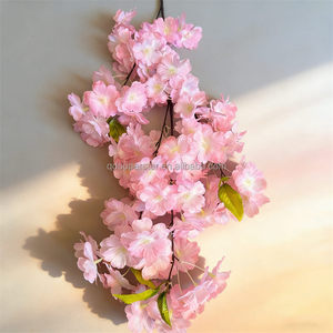 B-493 Vente en gros de centres de table de mariage, fleurs artificielles, <span class=keywords><strong>cerisier</strong></span> japonais en fleurs, fleurs artificielles multi-pétales, fleurs artificielles japonaises - Product Image 5