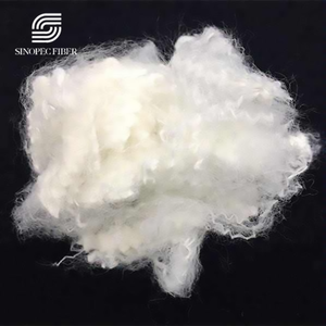 Fibra Discontinua de Poliéster Virgen 100% PSF Reciclada de Bajo Punto de Fusión LMF 4DX51mm Semibrillante Blanco Crudo para Hilatura y Uso en Hormigón - Product Image 2