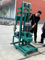 Offre Spéciale – Foreuse de puits d'eau électrique mobile 380V, profondeur max. 120m, pour mines en Tanzanie, haute productivité