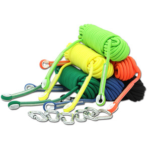 Escalade en plein air 550 Paracords 8/10mm Parachute Cordon <span class=keywords><strong>Corde</strong></span> <span class=keywords><strong>avec</strong></span> Boucle <span class=keywords><strong>Mousqueton</strong></span> pour la Survie en Plein Air Camping Randonnée Alpinisme - Product Image 6