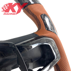 Volant de course en fibre de carbone forgé sur mesure pour Ford Harley-Davidson Edition SVT Raptor R Rattle F150 XLT F250 F350 - Product Image 2