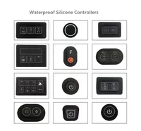 Coussin chauffant à infrarouge lointain USB alimenté par batterie de physiothérapie élément chauffant pour gilet de veste