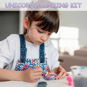 Kit per Dipingere Sassi in Plastica Non Tossico, Regalo Educativo Creativo Fai-<span class=keywords><strong>da</strong></span>-Te per Bambini, Giocattoli Artistici - Product Image 2