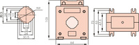 Transformadores de Detección de Corriente de Alta Precisión 3kV AC (1min.) Transformador de Corriente de Clase 1.0 de 1600/5A 720V CA para Medición