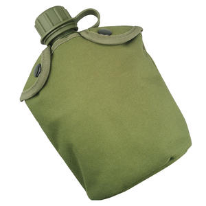 Free sample Hiking Canteen Kit: Four Pieces of 1000ml Stainless Steel Stove Bottle <b>Cup</b> Set with <b>Cover</b> Bag - Product Image 3