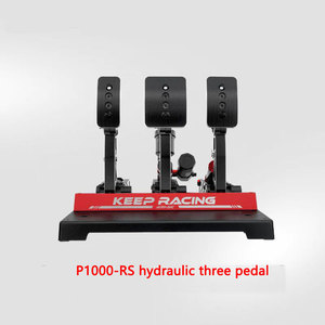 Simagic P1000-RS Ensemble de <span class=keywords><strong>Pédales</strong></span> Hydrauliques et Non-Hydrauliques pour Jeux de Course Vidéo, <span class=keywords><strong>Pédales</strong></span> en Plastique Simulant le Modèle P1000 - Product Image 2