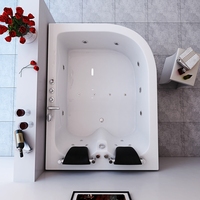 Baignoire autoportante moderne en acrylique écologique Jaccuzii pour salle de bain et spa