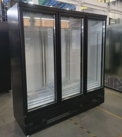 Vitrines de réfrigérateur de marque à faible de réfrigérateur transparents spacieux pour le magasin de franchise de boissons