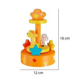 Boîte à musique <span class=keywords><strong>La</strong></span> Doyee pour enfants avec poupée girafe dansante, jouet éducatif pour tout-petits, cadeau d'anniversaire en gros - Product Image 4
