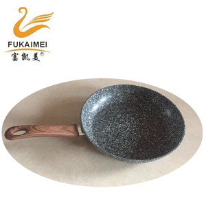 9pcsinduction alluminio dimenticare granito antiaderente set di pentole/ston rivestito di alluminio pentola di cottura con manico in legno - Product Image 5