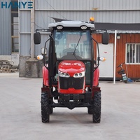 Traktor Mini Bertenaga Kecil Bersertifikasi CE, Traktor Pertanian Mini Roda Empat untuk Penyemaian/Pengolahan Tanah dengan Rotary Tiller untuk Pertanian