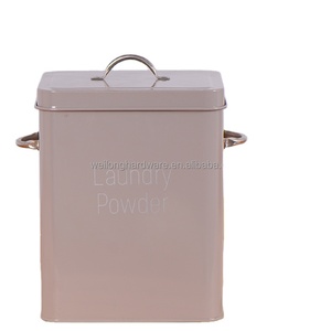 Laundry Detergent Powder Storage Tin Box