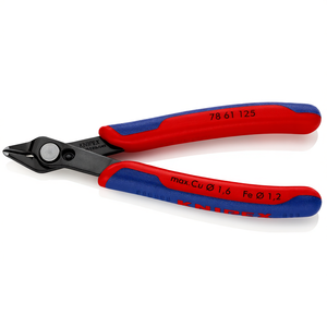 Knipex Electronic Super Knips 78 61 125 Coupe-fils pour cuivre et fer Max Cu 1.6 Fe 1.2 - Product Image 1