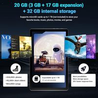 Tablet Android 15 10 inci RAM 16GB ROM 32GB Dapat Diperluas hingga 1TB WiFi 6 Cepat BT 5.4 5-Core Layar Sentuh HD IPS