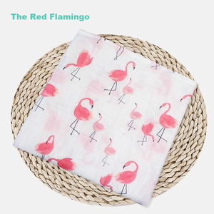 Nuevo estilo caliente de logotipo personalizado bebé 100% algodón <span class=keywords><strong>muselina</strong></span> Swaddle toallas - Product Image 4