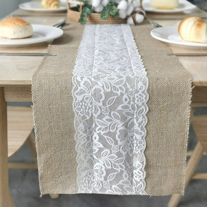 Drapeau de <span class=keywords><strong>table</strong></span> tissé décoratif de style nordique OEM, fait main avec pompon, <span class=keywords><strong>serviette</strong></span> pour <span class=keywords><strong>table</strong></span> à thé à domicile - Product Image 4