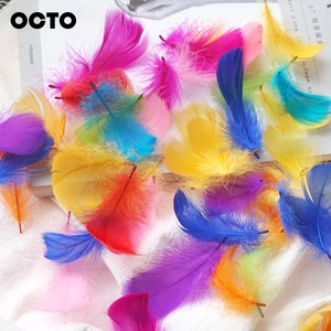 100 Cái Đồ Thủ Công Tự Làm Làm Quà Tặng Nhồi Bông Lông Ngỗng Nhỏ Ngọt Ngào Tự Nhiên Đủ Loại 4-8Cm - Product Image 1