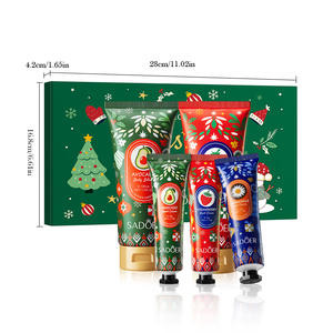 Crème hydratante pour les <span class=keywords><strong>mains</strong></span> <span class=keywords><strong>anti</strong></span>-fissuration, lotion pour les <span class=keywords><strong>taches</strong></span> brunes, soins de la peau d'hiver à l'avocat naturel de noël de marque privée - Product Image 2