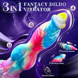 10,23 Zoll Riesiger dicker Drache Monster Big Dildos Anal Sexspielzeug U-Punkt G-Punkt Vibrierender Schub Tier Fantasy <span class=keywords><strong>Dildo</strong></span> für Frauen - Product Image 2
