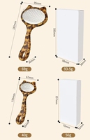 Brosse à poils pour animaux de compagnie en forme de chat, ergonomique, en plastique, écologique, facile à utiliser, pour chats et chiens