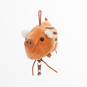Colgante de Jabalí de Peluche Personalizado de Color Marrón, Pequeño, para Colgar en Bolsos, Diseño de Dibujos Animados - Product Image 1