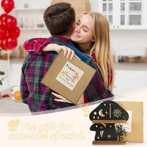 <span class=keywords><strong>ชั้น</strong></span><span class=keywords><strong>วาง</strong></span><span class=keywords><strong>เห็ด</strong></span>ไม้พร้อมแผ่นรองเหล็ก การตกแต่งผนังชนบทด้วยน้ำมันคริสตัลและอุปกรณ์เสริม - Product Image 6