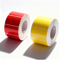 Autocollants adhésifs en papier synthétique antistatique colorés (forme irrégulière) pour l'étiquetage des cartes de circuits imprimés des imprimantes Citizen - Zexu CT2