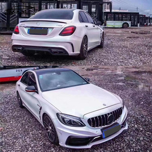 W205 Mise à jour <span class=keywords><strong>CS</strong></span> Style C63 de haute qualité Kit de carrosserie de pièces automobiles avec pare-chocs et grille d'aile pour Mercedes Benz W205 Classe <span class=keywords><strong>C</strong></span> - Product Image 5