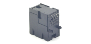 ขั้วต่อเทอร์มินัลบอร์ดพอร์ตเครือข่ายแบบสองชั้น RJ45 8P8C: 99B01-2*1-C พลาสติกเต็มตัวสีดำเคลือบทอง - Product Image 3