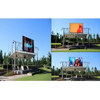 P3.91 P2.9 Layar LED Modular Ukuran Besar untuk Sewa Luar Ruangan, Video Wall LED Portabel untuk Panggung, Pameran, Acara Periklanan