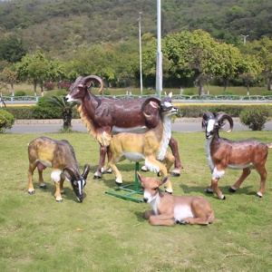 Statue <span class=keywords><strong>d</strong></span>'animal sauvage en fibre de verre pour la <span class=keywords><strong>d</strong></span>écoration de jardin et de paysage Sculpture en résine - Product Image 3