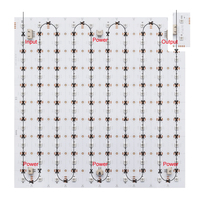 Bande lumineuse LED RGB adressable SPI, écran 100 LED, 250*250mm, panneau LED numérique RGBIC pour éclairage de boîte lumineuse publicitaire