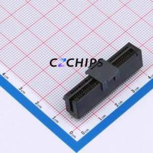 X1618WVS-64-9TV30 PCI/PCIe Connector SMD,P=1mm Connector PCI-E x4 64P 42P Vertical Mount - Product Image 1