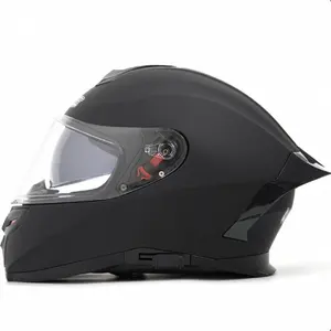 Toptan tam yüz motosiklet kask DOT onaylı ABS kaliteli moto kask