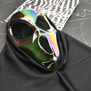 Masque de tête <span class=keywords><strong>d</strong></span>'<span class=keywords><strong>horreur</strong></span> sur le thème <span class=keywords><strong>d</strong></span>'Halloween, costume de fête, masque de farce avec voiles, capuche, masque de visage de <span class=keywords><strong>d</strong></span>émon hurlant, extraterrestre, fabricant de masques - Product Image 6