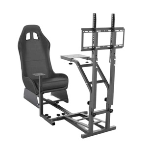 GY032B Soporte OEM una pantalla Simulador de carreras de conducción 3 pedales Simulador de coche Juego de PC Simulador de conducción - Product Image 1