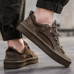 Neue Modelle Sneakers aus Naturleder Hochwertige Echtleder-Freizeitschuhe Bekannte Marke Baskets En Cuir Fabrik 2025 - Product Image 6