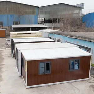 Fully Furnished Trailer Container Homes Prefab Shipping Tiny House Movable Prefabricated Mobile Tiny House