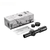 Lunette optique HD 1.2-6X24 IR avec tube de 30 mm et montage monobloc pour les sports de plein air