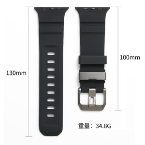 Eraysun-Bracelet respirant en silicone <span class=keywords><strong>pour</strong></span> le sport, bracelet de luxe, ultra <span class=keywords><strong>2</strong></span> ajustable, en titane, 10 9 8 7 6 - Product Image 3