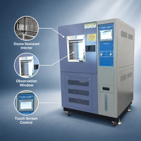 Cámara de Envejecimiento por Ozono, Máquina de Prueba de Ozono para Caucho con Controlador Programable ASTM D1149 para Sellos y Neumáticos