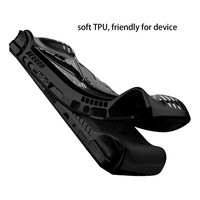 Pour ROG ALLY X étui de protection PC étui en TPU béquille accessoires de Console de jeu portable antichoc antidérapant noir