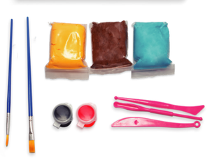 Kit de <span class=keywords><strong>peinture</strong></span> en <span class=keywords><strong>argile</strong></span> ultra-<span class=keywords><strong>l</strong></span>égère non toxique, <span class=keywords><strong>argile</strong></span> <span class=keywords><strong>à</strong></span> séchage <span class=keywords><strong>à</strong></span> <span class=keywords><strong>l</strong></span>'air 3D avec cadre en bois pour enfants, cadeau, tigre rugissant - Product Image 4