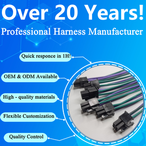Arnés de Cableado Personalizado ANHUA, Conector Mini Fit Molex de 4, 6 y 8 Pines, 5557-04R-400/39039042, Cable de Cobre Estañado, Electrodomésticos - Product Image 6