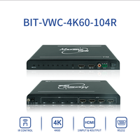 Controller Video Wall HDMI 4K60Hz 1 in 4 Out con Telecomando per Soluzioni Espositive con Display LCD